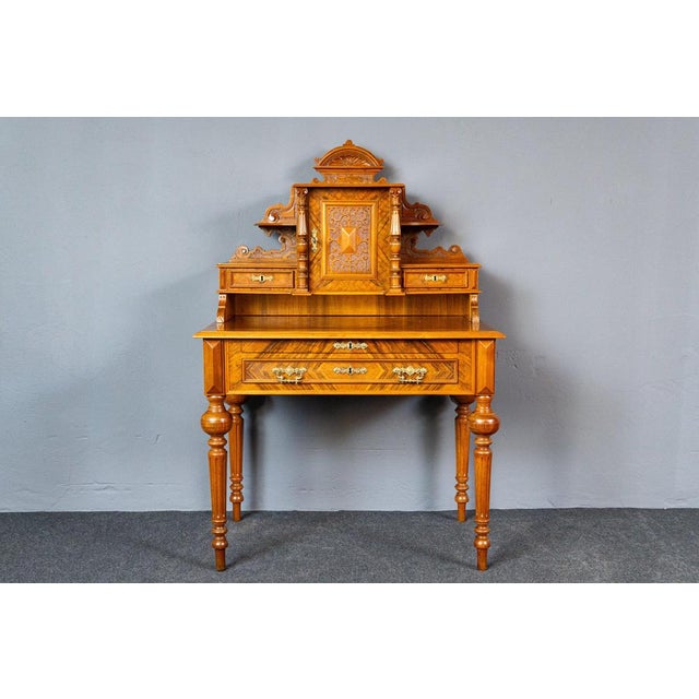 Object: Desk Epoch & Style: Wilhelminian period - second half of the 19th century Features - elegant and practical...