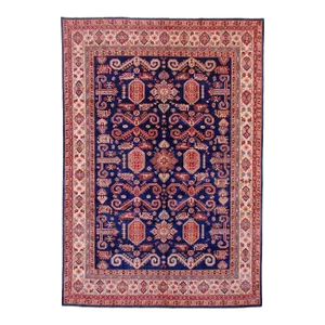 Hand Knotted Oushak Wool Rug. 9'10" X 13'00"
