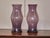 Mid-Century Modern Amethyst Midcentury Period Hurricane Lamp Glass Shades, a Pair For Sale - Image 3 of 8