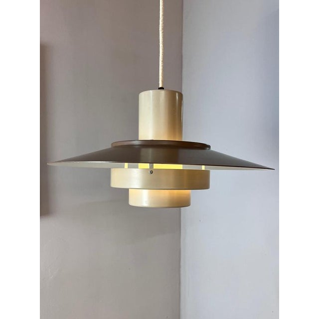 Falcon Pendant Lamp in Brown by Andreas Hansen for Fog & Mørup For Sale - Image 11 of 11