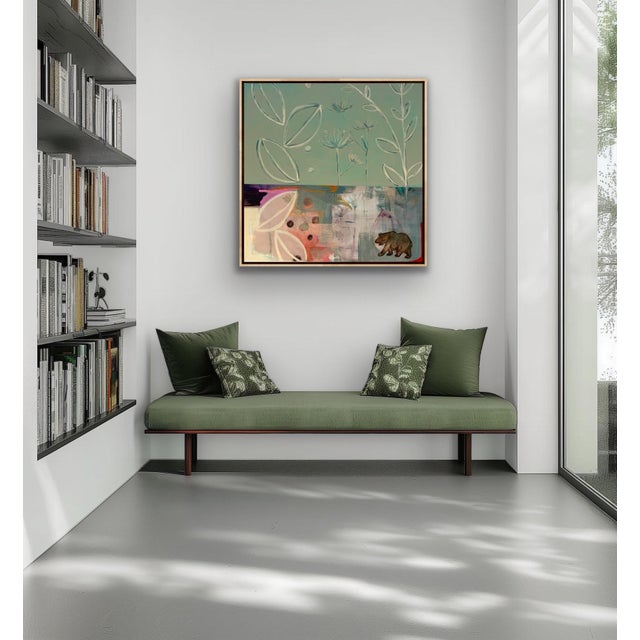 Contemporary Abstract Acrylic Painting Titled Hey BooBoo For Sale - Image 3 of 9