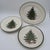 Ceramic Vintage Christmas Tree by Cuthbertson Dinner Plates and Platter - 6 pcs For Sale - Image 7 of 12