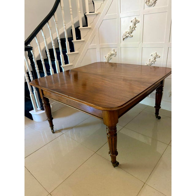 Antique Regency Figured Mahogany 10 Seater Extending Dining Table, 1835 For Sale - Image 6 of 14