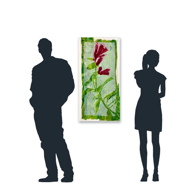 Early 21st Century Maria Donata Papadia, Cestrum, Mixed Media Paper Collage For Sale - Image 5 of 11