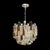Mid-Century Modernist Hand-Blown Murano Mixed Glass Camer Triedre Chandelier For Sale - Image 14 of 17