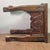 1990s Chinese Rosewood Stool With Mother of Pearl Inlay, Carved Bat Motif Square Plant Stand For Sale - Image 5 of 7