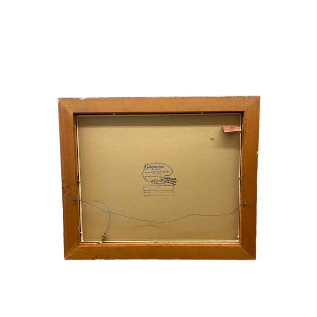 Mid-20th Century Oil Painting "Woods" by Del Kay - Pacific Northwest Forest Landscape For Sale In Seattle - Image 6 of 10