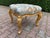 1980s French Artisan Louis XVI Gold Pistachio Bench For Sale - Image 4 of 7