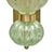 2020s Contemporary Pale Green Murano Glass and Brass Sconces - a Pair For Sale - Image 5 of 10
