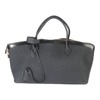 Black Calfskin Obsession Lockit East-West Bag For Sale