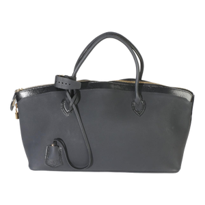 Black Calfskin Obsession Lockit East-West Bag