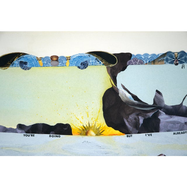 "I've Already Left Home" Satirical Bond Paperwork Collage Elaborate collage by Mickey "Kano" Kane (American, 20th...