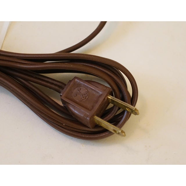 Lightolier Gerald Thurston Atomic Modern Futuristic Tripod Brass Table Lamp 1950's For Sale - Image 12 of 12