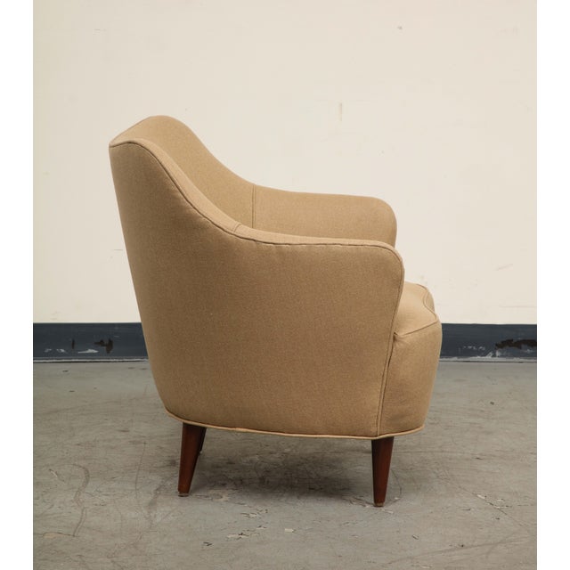 Gio Ponti Midcentury Italian Armchair by Gio Ponti for Casa E Giardino, 1950s For Sale - Image 4 of 9