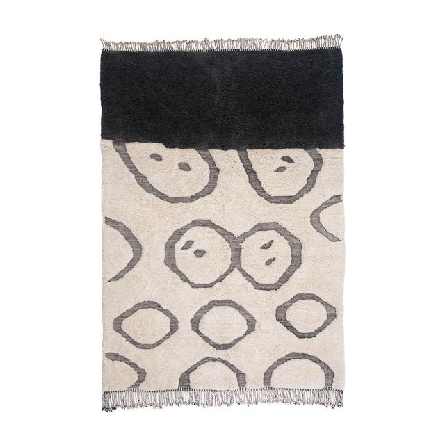 Hand-Knotted Wool Rug by Azele Studio For Sale - Image 11 of 11