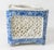 We are selling this simple little Japanese Blue and white transferware piece. This piece has reticulated openwork pottery...