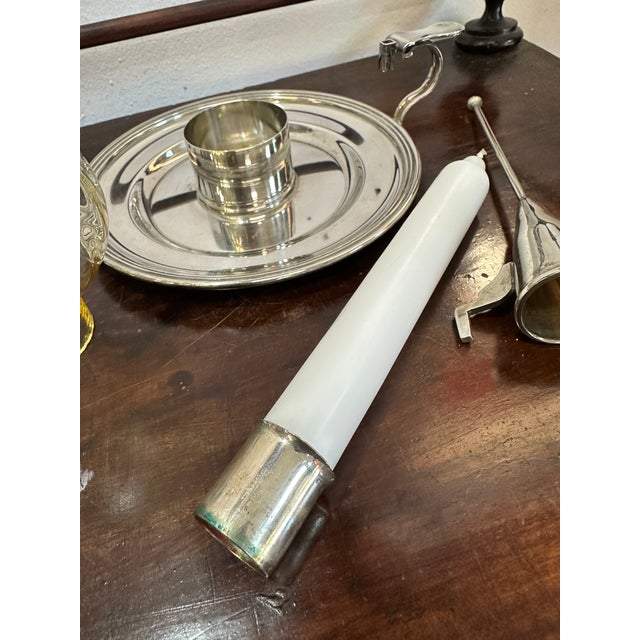 Candleholder in 800 Silver by Greggio, 1960s For Sale - Image 9 of 15