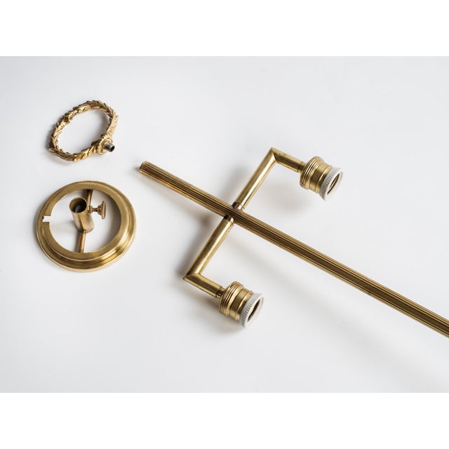 1960s Brass Table Lamp by Valenti For Sale - Image 6 of 10