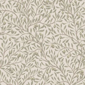 SAMPLE - Boråstapeter Olivträd Wallpaper In Leaf And Ivory