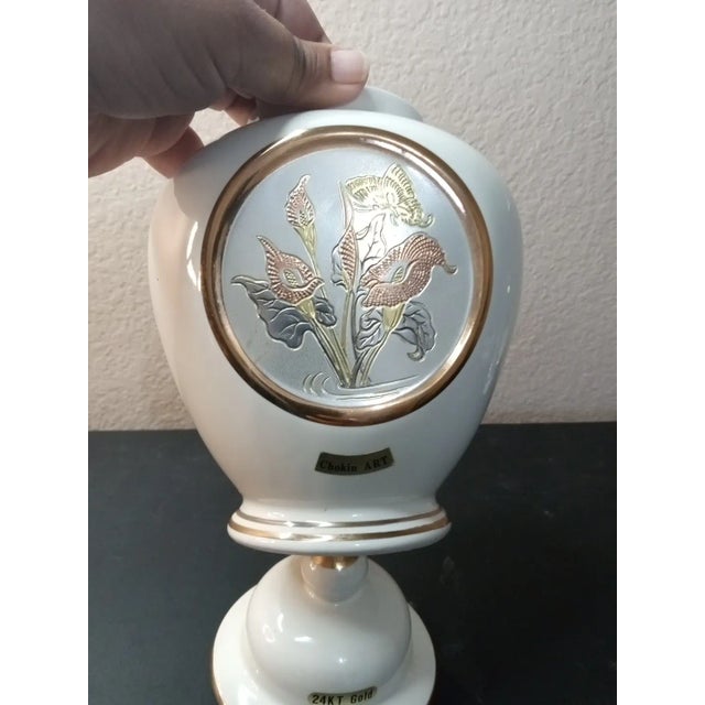 1970s 1970s Chokin Art Japan Ginger Jar For Sale - Image 5 of 7