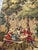 Antique French Jacquard Tapestry with Village Motif in the style of Aubusson, 1970s For Sale - Image 4 of 18