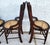 Antique Eastlake Victorian Style Walnut Cane Seat Side Dining Chairs Set of 4 For Sale - Image 4 of 13