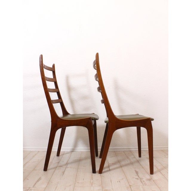 Teak Dining Chairs by Kai Kristiansen for KS Møbler, Denmark, 1960s, Set of 2 For Sale - Image 4 of 12