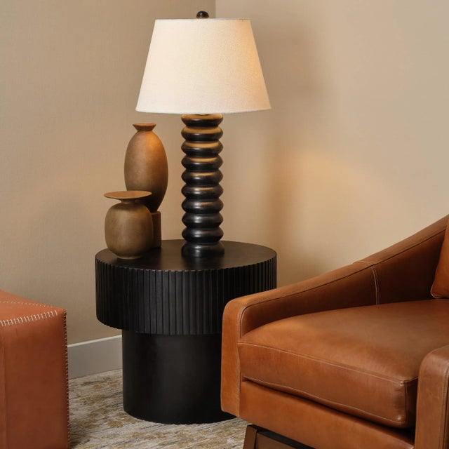 Jamie Young Jamie Young Abacus Table Lamp in Black For Sale - Image 4 of 6