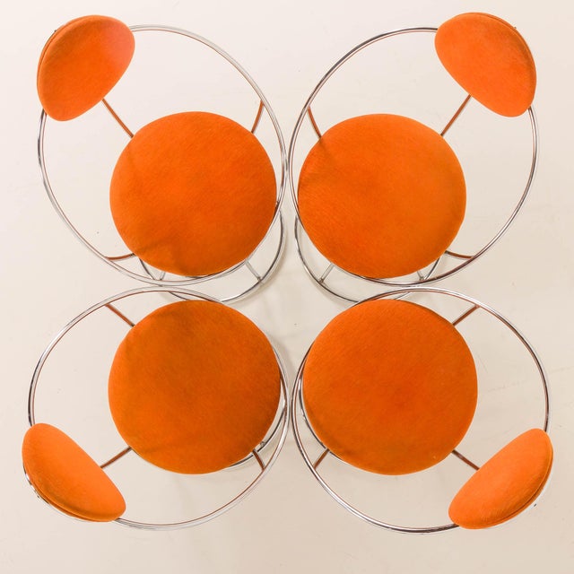 Italian Space Age Dining Table with Chairs by Giotto Stoppino, 1970s, Set of 5 For Sale - Image 12 of 18
