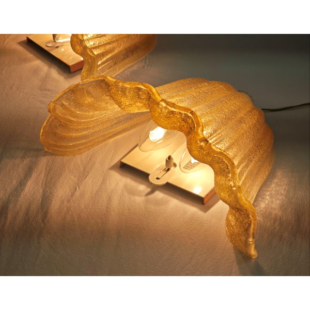 Murano Glass Wall Lamps by Aureliano Toso, Italy, 1980s, Set of 11 For Sale - Image 15 of 18