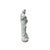Vintage Off White Porcelain Standing Bodhisattva GuanYin Music Vessel Statue For Sale In San Francisco - Image 6 of 7