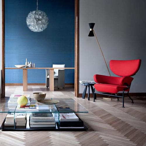 Cassina Italian Modern Tre Pezzi Armchair by Franco Albini for Cassina For Sale - Image 4 of 11