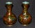 Vtg. Pair of Chinese Cloisonné Small Vases For Sale - Image 10 of 14
