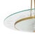 Aqua Brass and Glass Chandelier, 1950s For Sale - Image 8 of 13