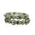 English Vintage Indian Sapphire and Diamond Bracelet Set, Silver and 14k Gold, Circa 1950, 2 Pieces For Sale - Image 3 of 9