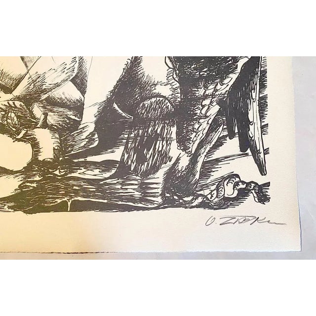 Mid-Century Modern Ossip Zadkine, The Labors of Hercules, Apples From the Garden of the Hesperides, 1960, Lithograph For Sale - Image 3 of 4