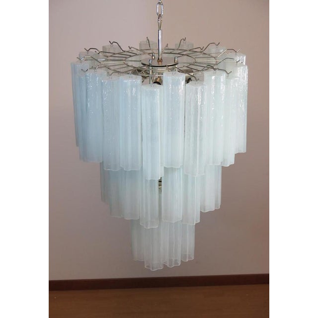 Tronchi Chandeliers in the Style of Toni Zuccheri for Venini, Murano, Set of 2 For Sale - Image 8 of 10