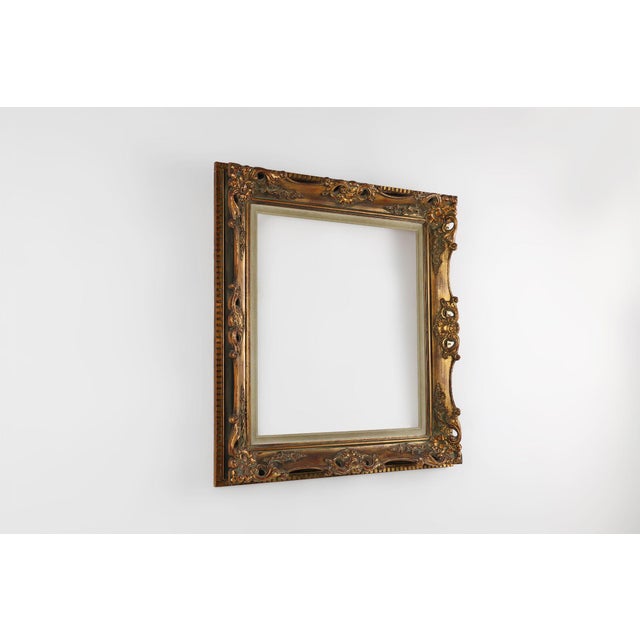 Gilded Wooden Painting Frame, Belgium, 1960s For Sale - Image 6 of 11