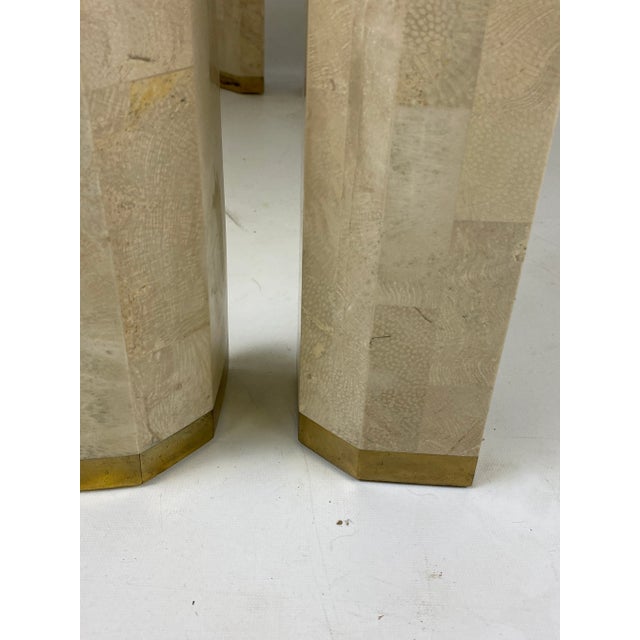 Mid-Century Tessellated Side Tables by Maitland Smith - a Pair For Sale In New York - Image 6 of 13