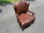 Maitland - Smith Traditional Leather Wingback Armchair For Sale - Image 4 of 12