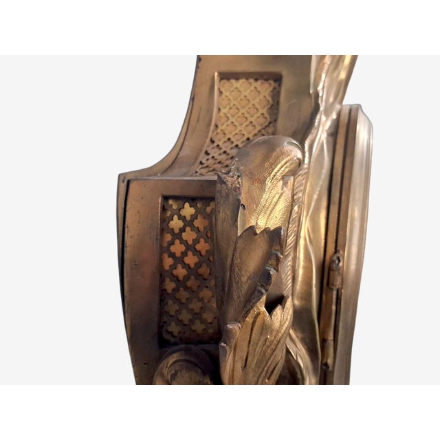 Louis Xv, Figural Cartel Clock, Dore Bronze, France, 19th Century For Sale - Image 10 of 18