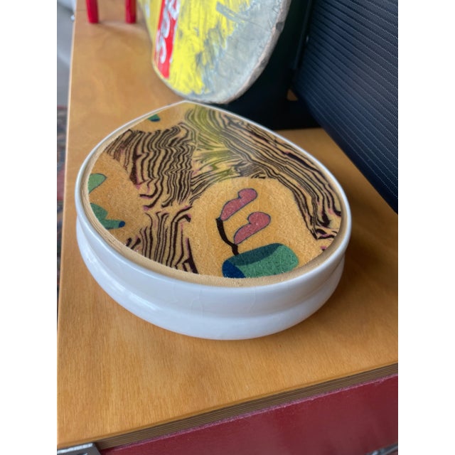 Neil Forrest Postmodern Ceramic Sculpture Oslo Norway Signed For Sale - Image 4 of 9