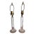 Simon Pearce Glass Lamps - a Pair For Sale