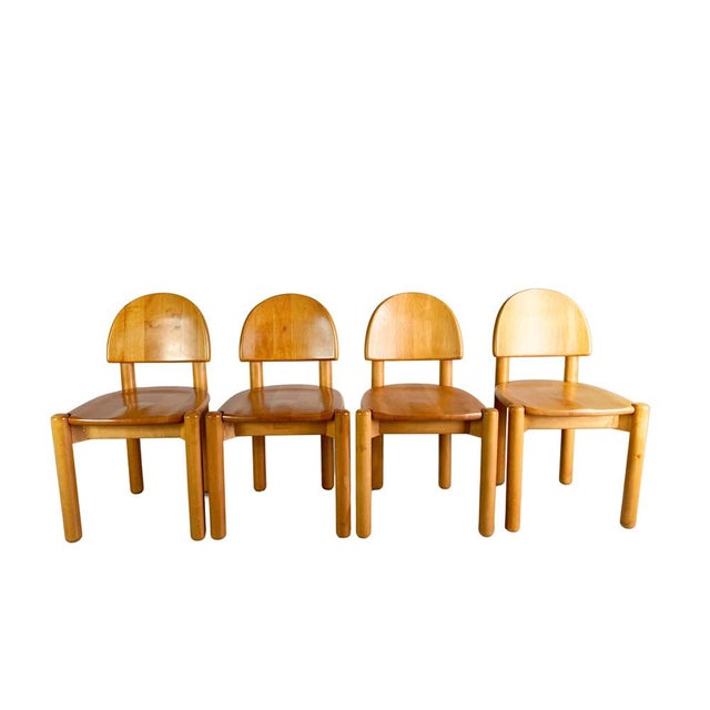 Mid-Century Beech Chairs from Rainer Daumiller, Set of 4 For Sale - Image 11 of 11