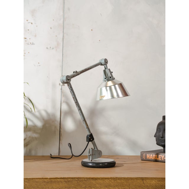 R2 Desk Lamp with Aluminum Shade from Midgard, 1950s For Sale - Image 4 of 17