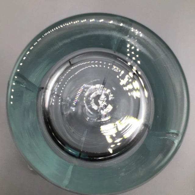 Transparent Krosno “f” Etched Crystal Decanter and Crystal Crown Stopper With 2 Highball Glasses and 2 Lowball Glasses-Set of 5 For Sale - Image 8 of 13