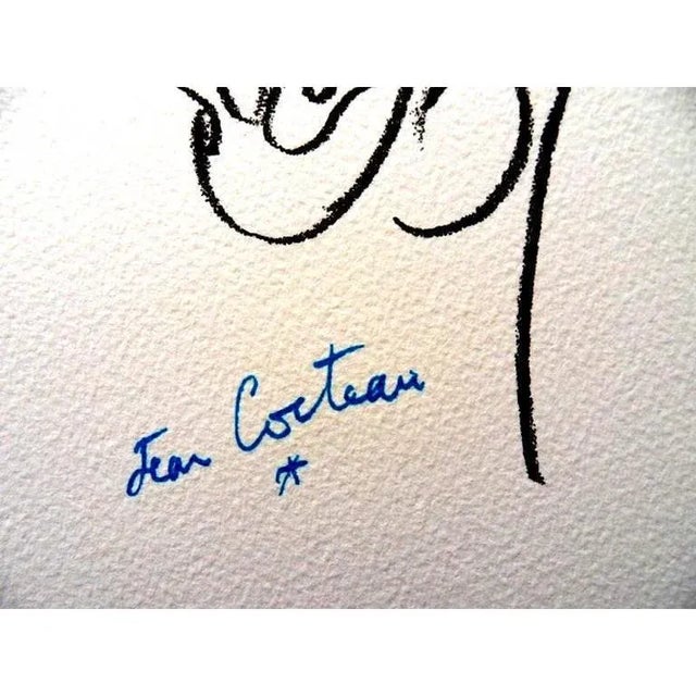 Jean Cocteau Jean Cocteau - Artaban - Original Lithograph 1961 For Sale - Image 4 of 5