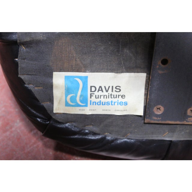 Mid-Century Modern Vladimir Kagan Black Leather & Steel Chairs - a Pair For Sale - Image 11 of 13