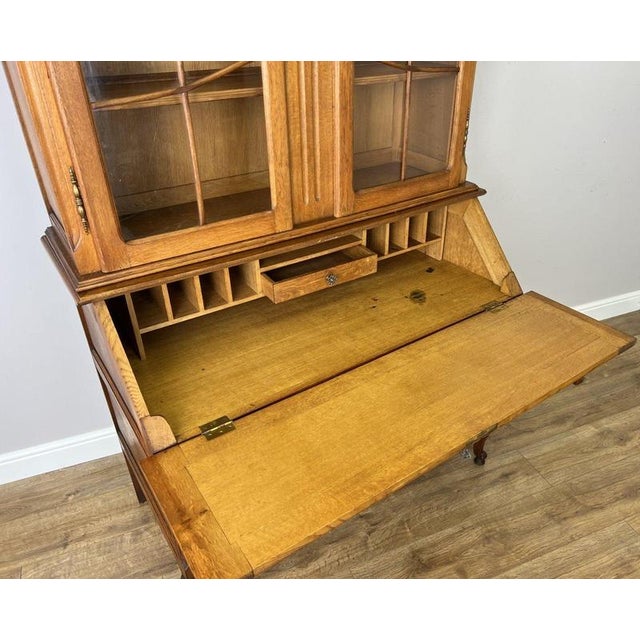 Vintage French Display Cabinet in Oak For Sale - Image 16 of 18