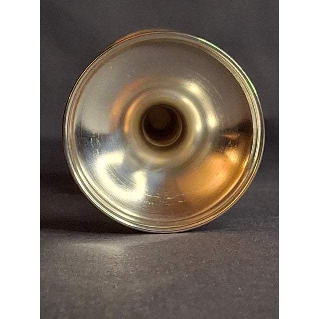 Vintage Italian .800 Solid Silver Kiddush Cup Goblet – Grape Motif, Circa 1950s For Sale - Image 14 of 15